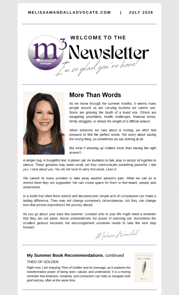 July 2026 Newsletter cover